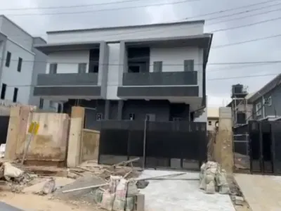 3 Bedroom Semi-Detached Duplex with a Room BQ. — Harmony Zone, Magodo, Lagos