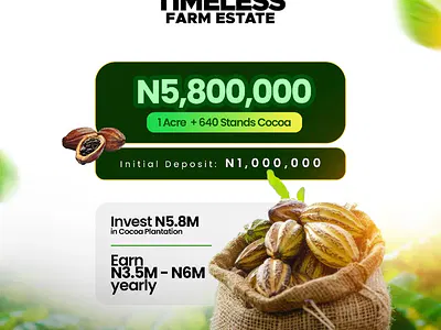 Farmland — Timeless Estate, Iganmu, Lagos