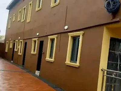 Brand New 2bedroom Flat with P.O.P — Happy Way Estate, Baruwa, Ipaja, Lagos