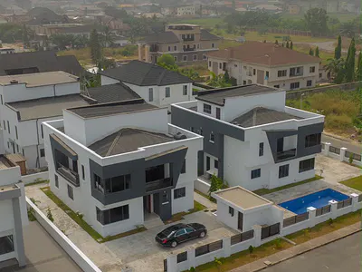 4 Bedroom Detached Duplex with Pool — Ajah, Lagos