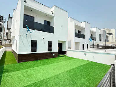 Luxury Furnished 3 Bedroom Fully Detached Duplex with BQ — Okun Ajah Road Off Lagos Calabar Coastal Road, Ajah, Lagos