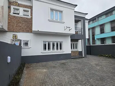4 Bedroom Semi-Detached House with BQ — Off T.F. Kuboye Street, Lekki Phase 1, Lekki, Lagos