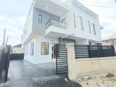 Newly Built 4 Bedroom Semi Detached with BQ — Back of Blenco Sangotedo, Ajah, Lagos
