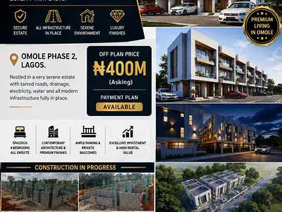 4 Bedroom Terrace House — Omole Phase 2, Ojodu, Lagos