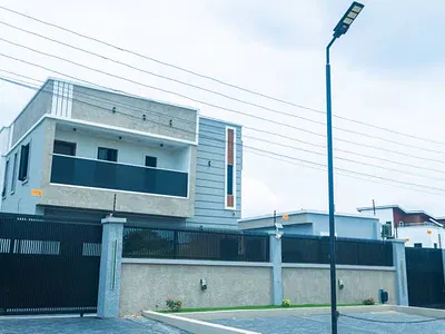 5 Bedroom Furnished Detached Self Compound Duplex + BQ — Isheri North, Lagos