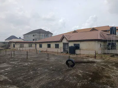Fenced and Gated Land Measuring 1400 SQM with 4 Bedroom Bungalow — Ajah, Lagos