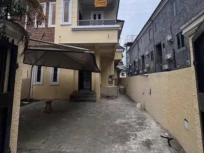 Renovated 4 Bedroom Semi Detached Duplex with BQ — Chevy View Estate by Chevron Drive, Lekki, Lagos