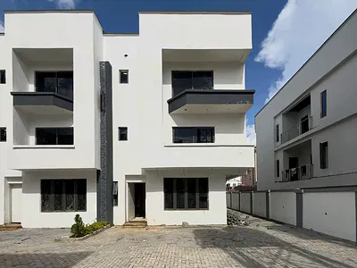 Newly Developed 4 Bedrooms Terrace Duplex with Living Rooms and a Room — Jahi, Abuja