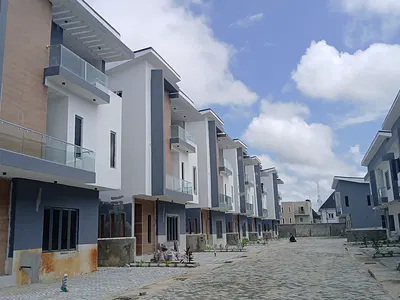 2 Bedroom Terrace Duplex with BQ in a Flood Free Estate — Sangotedo Ajah Lagos, Ajah, Lagos