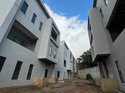 Semi- Finished 6-Bedroom Duplex with BQ — Guzape District, Abuja
