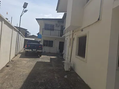 Two Wings of 5 Bedroom Semi-Detached Duplex with BQ — Adelabu Road, Surulere, Lagos