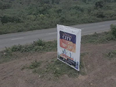 Roadside C of O Land with 5 Hectares Left — Along Moniya Iseyin Road, Moniya, Ibadan, Oyo