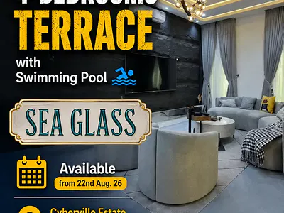 4 Bedroom Terrace House with Swimming Pool — Beach House 4 Bedroom Terrace, Ikate Elegushi, Lekki, Lagos