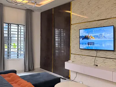 Furnished Clean 4 Bedroom Semi-Detached Duplex with BQ — Orchid Road, Lekki, Lagos