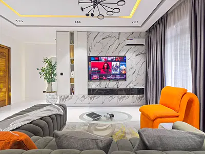 Luxury2 Bedroom Cinematic Apartment with Gymnasium and Swimming Pool — Lekki, Lagos