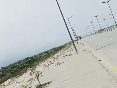 50 Acrs Land Directly Facing the Lagos Coastal Road by Sangotedo* — Lagos Calabar Coastal Highway, Sangotedo, Ajah, Lagos