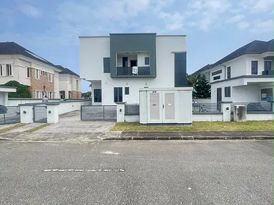 Massive Family 5 Bedroom Detached Duplex with BQ — Royal Garden Estate, Ajah, Lagos