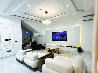 4 Bedroom Self Compound Duplex with PS5, Home Gym and Workstation — Freedom Way, Lekki Phase 1, Lekki, Lagos