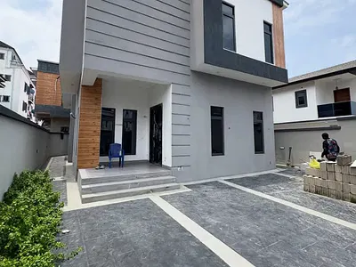 Newly Built 4 Bedroom Fully Detached Duplex with BQ — Chevron Lekki, Lekki, Lagos