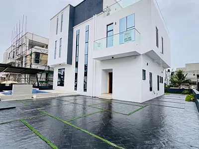 Luxury 5 Bedroom Detached Duplex on Two Floors with Pool — Lekki, Lagos