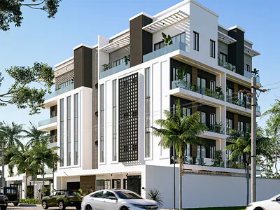 2 Bedroom in a Block of Flats with BQ — Christ Avenue, Lekki, Lagos
