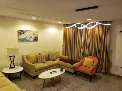 Tastefully Furnished and Serviced 3 Bedroom Duplex — Mini Court Off Spar Road, Ikate, Lekki, Lagos