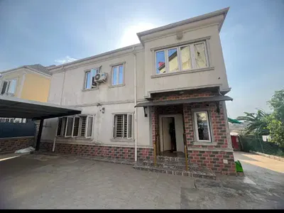 4 Bedroom Semi Detached Duplex with Big Compound Space — Porsche Terrace Estate, Karmo, Abuja