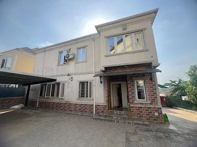 4 Bedroom Semi Detached Duplex with Big Compound Space — Porsche Terrace Estate, Karmo, Abuja
