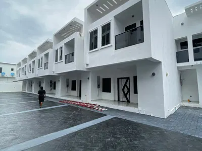 Fully Serviced 3 Bedroom Terraced Duplex with Pool — Orchid Road, Lekki, Lagos