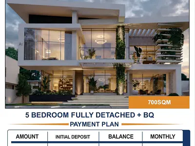 700SQM for 5 Bedroom Fully Detached+bq — Mshel Grand Reserve Beside Hutu Exclusive, Airport Road, Lugbe District, Abuja