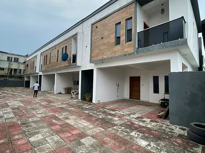 Fully Serviced 4 Bedroom Terraced Duplex, Serviced — Orchid Road, Lekki, Lagos