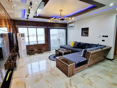 Sea View 3 Bedroom Fully Furnished Apartment + BQ + Swimming Pool — Banana Island, Ikoyi, Lagos