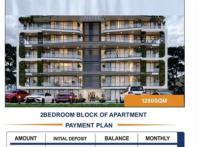 1200SQM for 2 Bedroom Block of Apartments — Mshel Grand Reserve Beside Hutu Exclusive, Airport Road ., Lugbe District, Abuja