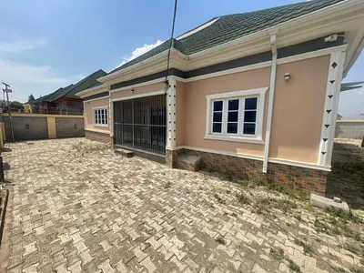 Smart 4 Bedroom Detached Bungalow — Estate Along Von Road, Lugbe District, Abuja