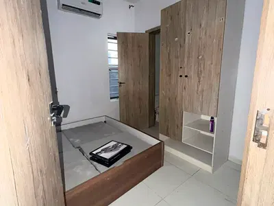 Downstairs Bedroom Inside a Shared Apartment — Lekki, Lagos