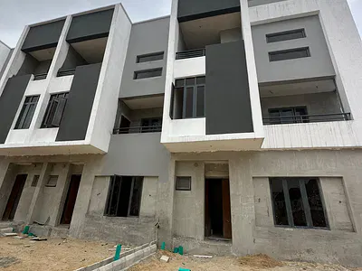 Luxury 4 Bedroom Terraced Duplex with BQ and Swimming Pool — Osapa, Ibeju Lekki, Lagos