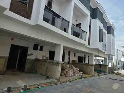 Newly 4 Bedrooms Terrace Duplex with BQ — Off Harries Drive, Lekki, Lagos