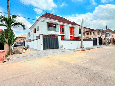 Beautiful Newly Built 4 Bedroom Semi-Detached Duplex with BQ — Magodo, Lagos