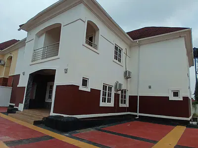 Under Renovation, 4 Bedroom Detached Duplex with 2 Rooms BQ — Guzape District, Abuja