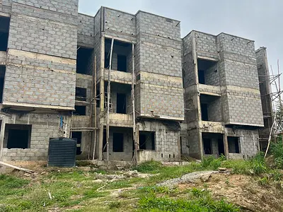 4-Bedroom Carcass Duplex with BQ — Guzape District, Abuja