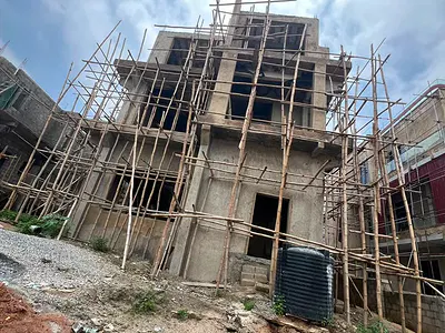 6-Bedroom Carcass Duplex with BQ — Guzape District, Abuja
