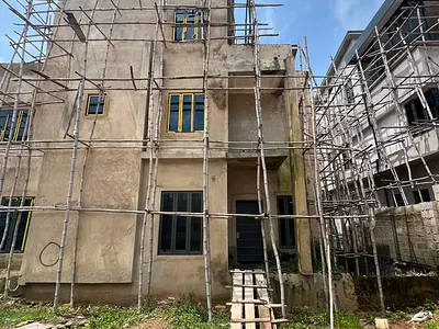 Semi Finished 6 Bedrooms Duplex with BQ — Guzape District, Abuja