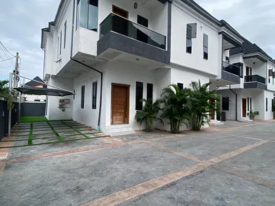 Serviced, Spacious 4 Bedrooms Terrace Duplex — Orchid Lekki, Gated, Lekki Phase 2, Lekki, Lagos