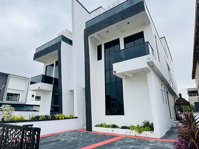 5 Bedroom Semi Detached with BQ, Cinema & Gym — Ajah, Lagos
