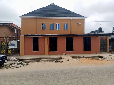 Newly Built Mini-Flat (Room & Parlour Self Contained with Two Toilets) — Awope Street, Off Itire Bus Stop, Alaba Oro, Ajegunle, Apapa, Lagos