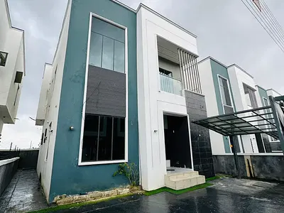 4 Bedroom Detached Duplex with BQ — Lekki Palm City Estate, Lekki, Lagos