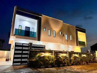 Spaciously Clean 3 Bedroom Semi-Detached Duplex with BQ — Royal Gardens Estate Opposite Ajiwe Police Division, Ajah, Lagos