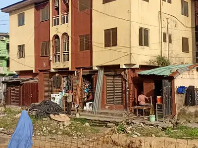 2 Story Building Corner Piece Contains 20 Bedroom Flat — Yaba, Lagos