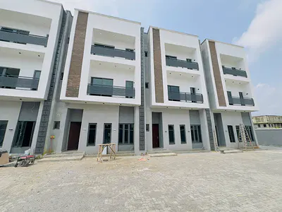 A Brand New 4-Bedroom Terrace Duplex + 1BQ — Off Ameyo Adadevoh Way, Jahi, Abuja