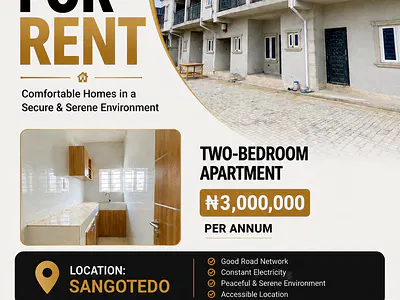 2 Bedroom Flat — Ajah, Lagos